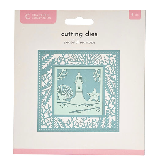 Crafter's Companion Metal Die Create-a-Card - Peaceful Seascape