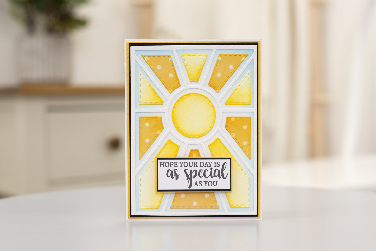 Crafter's Companion Metal Dies Create a Card - Warm Sunbeam