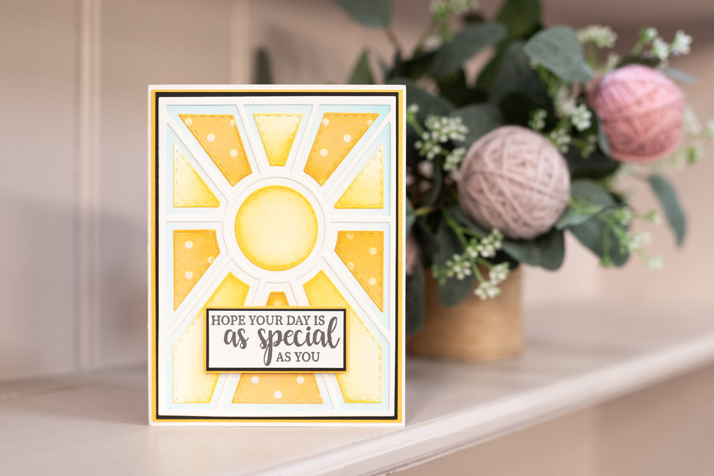 Crafter's Companion Metal Dies Create a Card - Warm Sunbeam