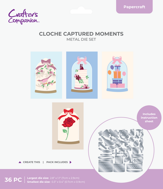 Crafters Companion Metal Die - Cloche Captured Moments
