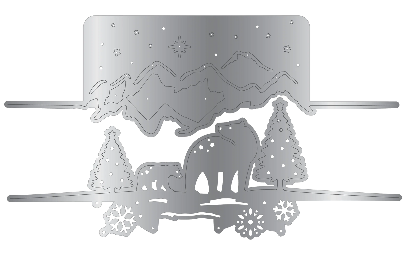 Crafter's Companion Metal Die Edge Set - Arctic Friends