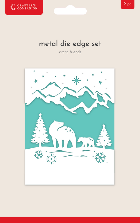 Crafter's Companion Metal Die Edge Set - Arctic Friends