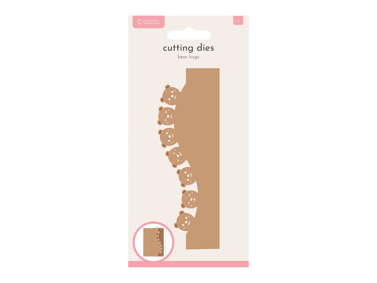 Crafter's Companion Metal Die Edge'able - Bear Hugs