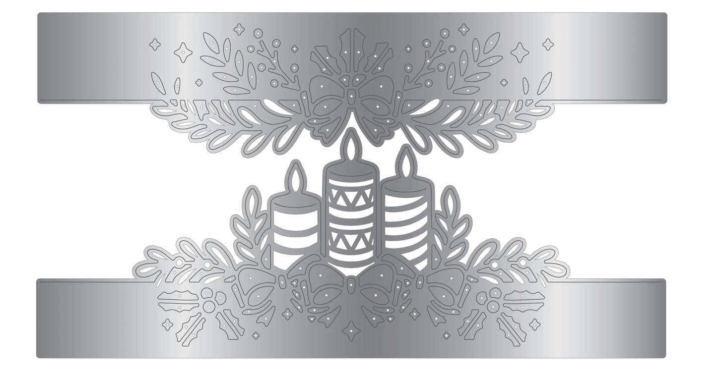 Crafter's Companion Metal Die Edge Set - Candlelit Christmas