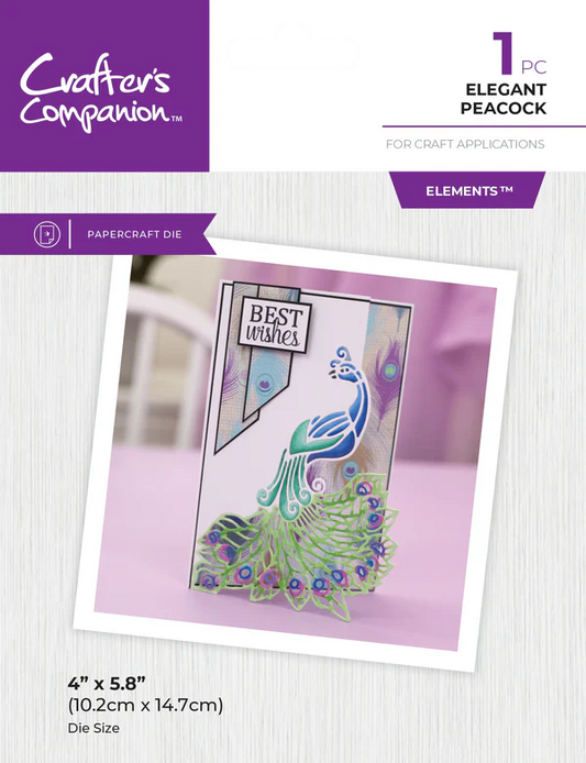 Crafter's Companion Metal Die Edgeable - Elegant Peacock