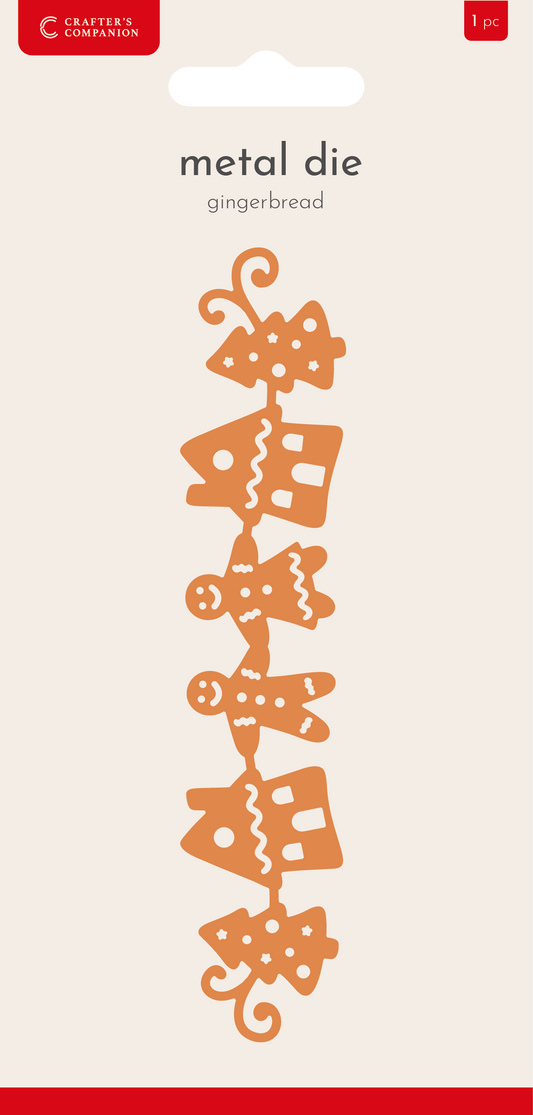 Crafter's Companion Metal Die Edge’able - Gingerbread