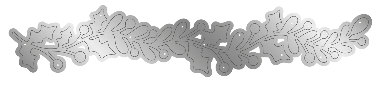 Crafter's Companion Metal Die - Holly and Ivy