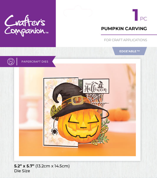 Crafter's Companion Metal Die Edgeable - Pumpkin Carving