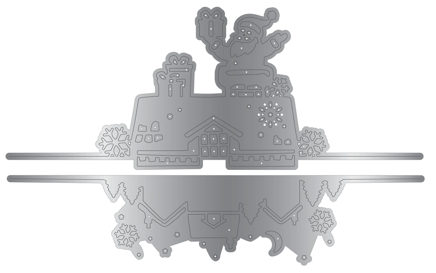 Crafter's Companion Metal Die Edge Set - On the Rooftops