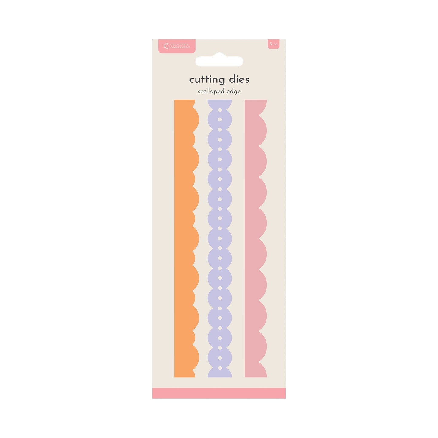 Crafters Companion Metal Die Edgeable - Scalloped Edge