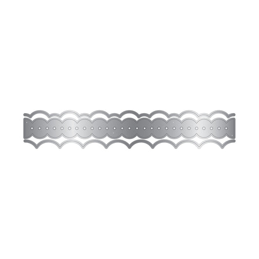 Crafters Companion Metal Die Edgeable - Scalloped Edge