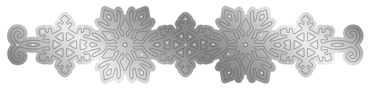 Crafter's Companion Metal Die - Snowflakes