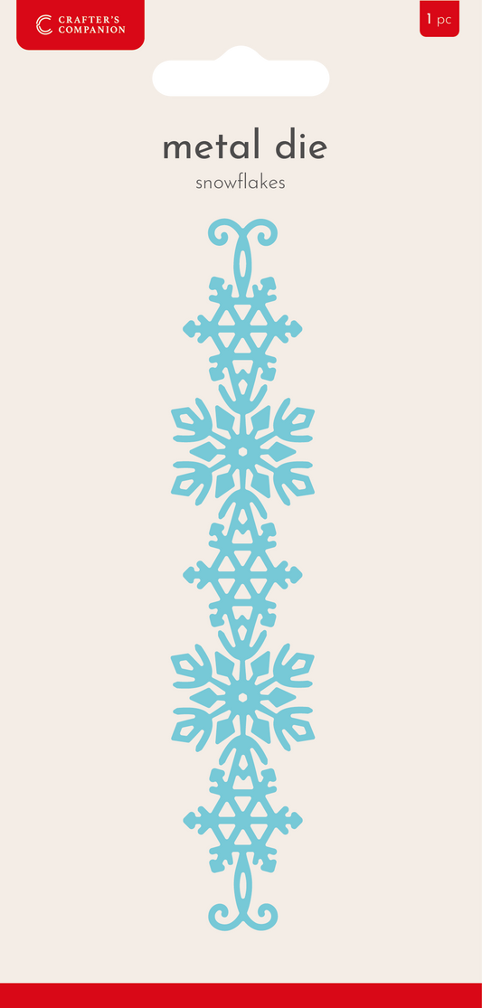 Crafter's Companion Metal Die - Snowflakes
