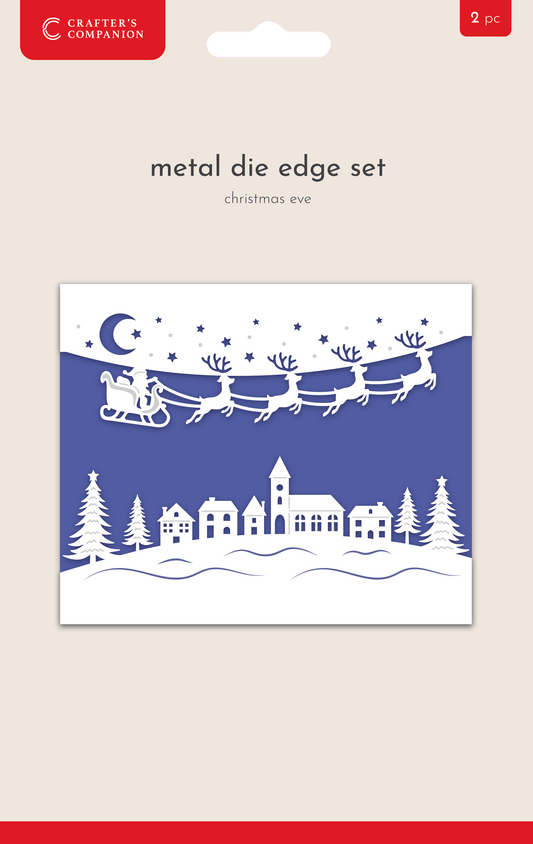 Crafter's Companion Metal Die Edge Set - Christmas Eve