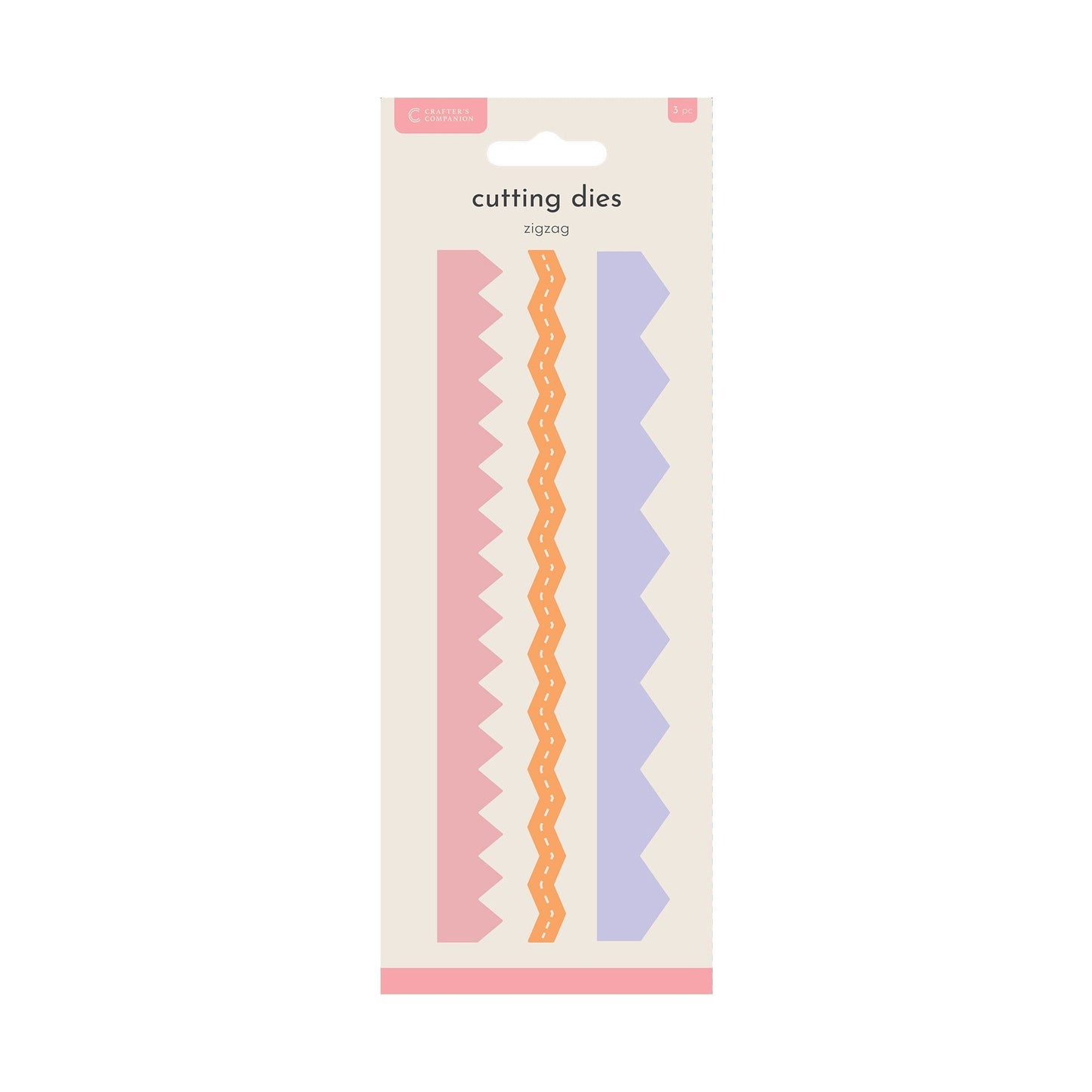 Crafters Companion Metal Die Edgeable - Zig Zag