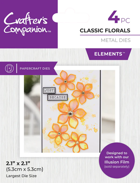 Crafter's Companion Metal Die Classic Florals
