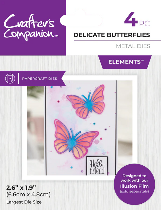 Crafter's Companion Metal Die Delicate Butterflies