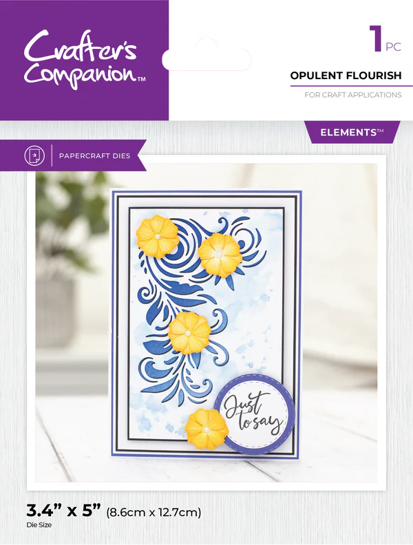 Crafter's Companion Metal Die Elements - Opulent Flourish