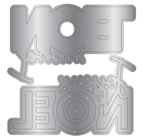 Crafter's Companion Metal Die Expression - Joyeux Noel