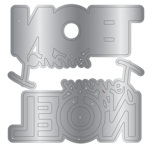 Crafter's Companion Metal Die Expression - Joyeux Noel