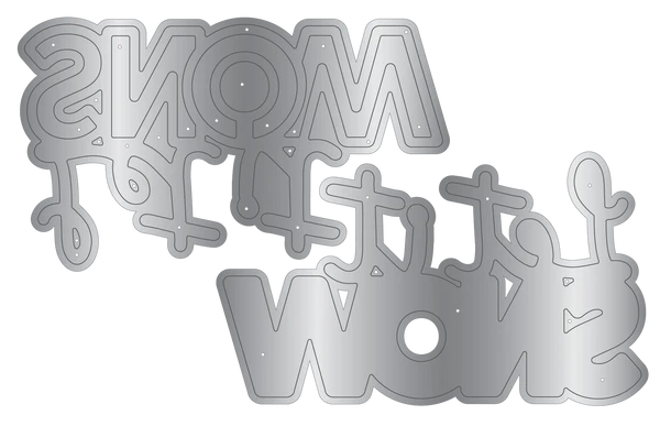 Crafter's Companion Metal Die Expression - Let It Snow