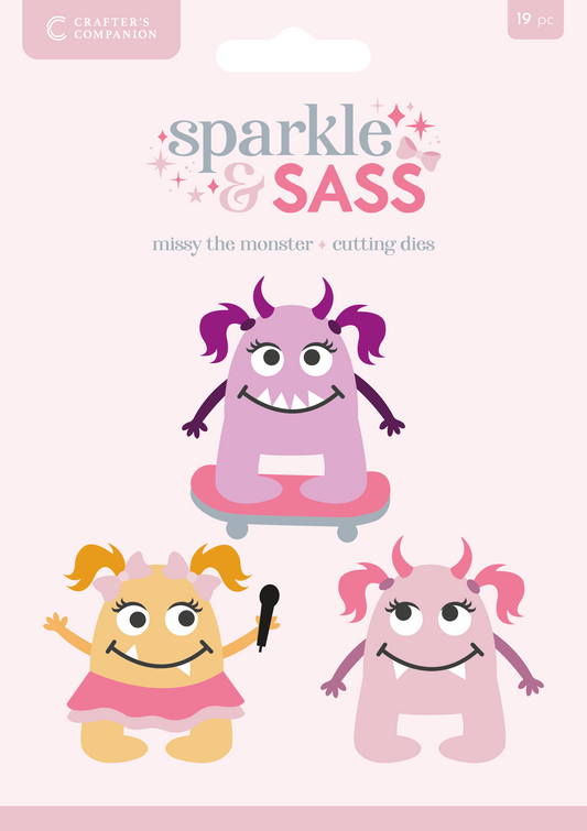 Crafters Companion Metal Die Set - Missy the Monster