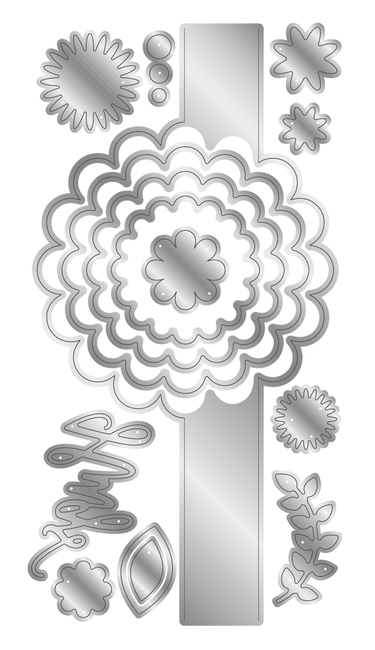 Crafters Companion Metal Die - Scalloped Circle Swing