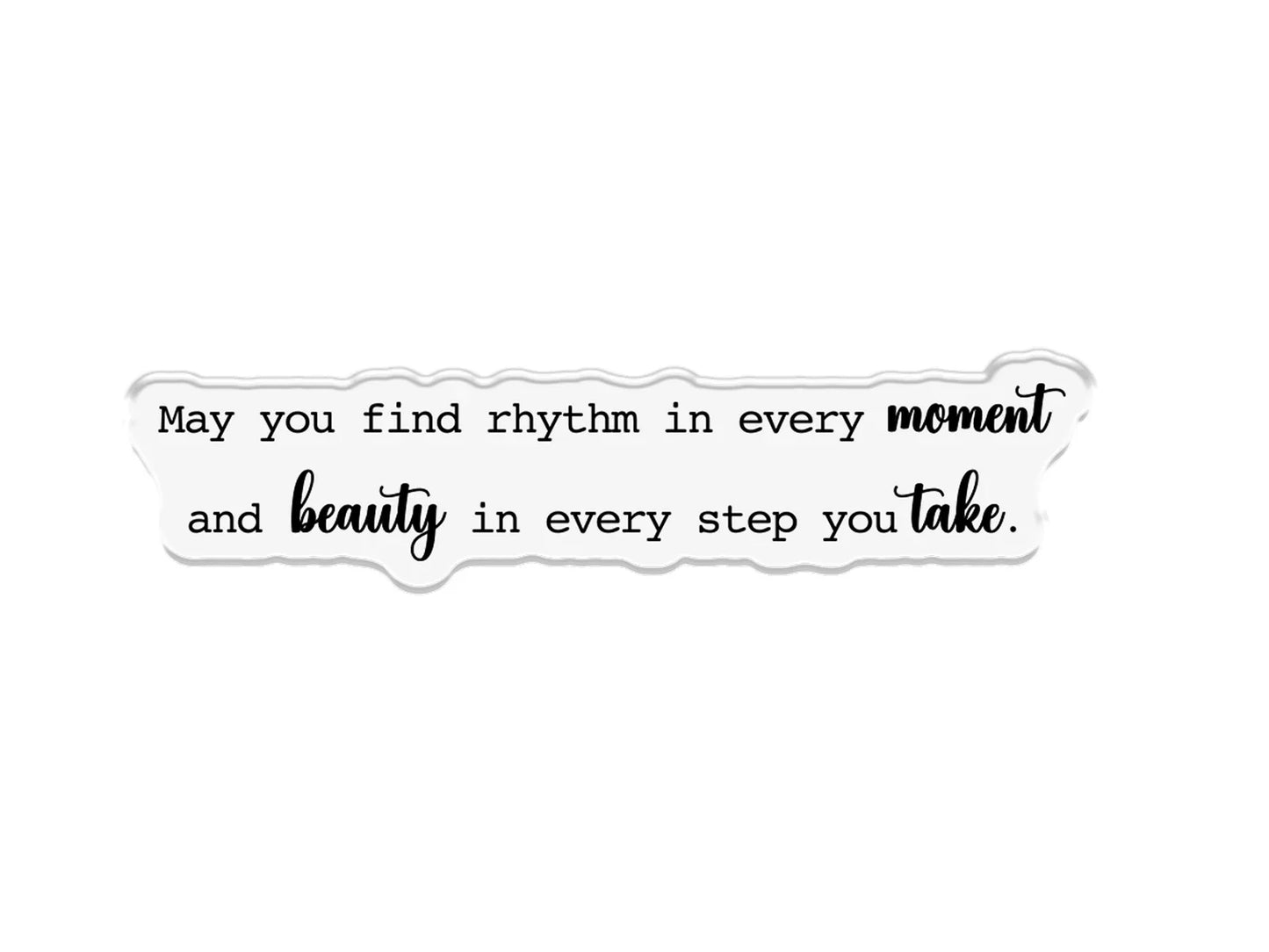Crafters Companion Metal Die, Stamp & Stencil Set - Beauty in Every Step