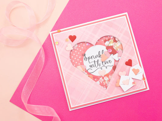 Crafter’s Companion Metal Die & Stencil - Love Heart Candy Box