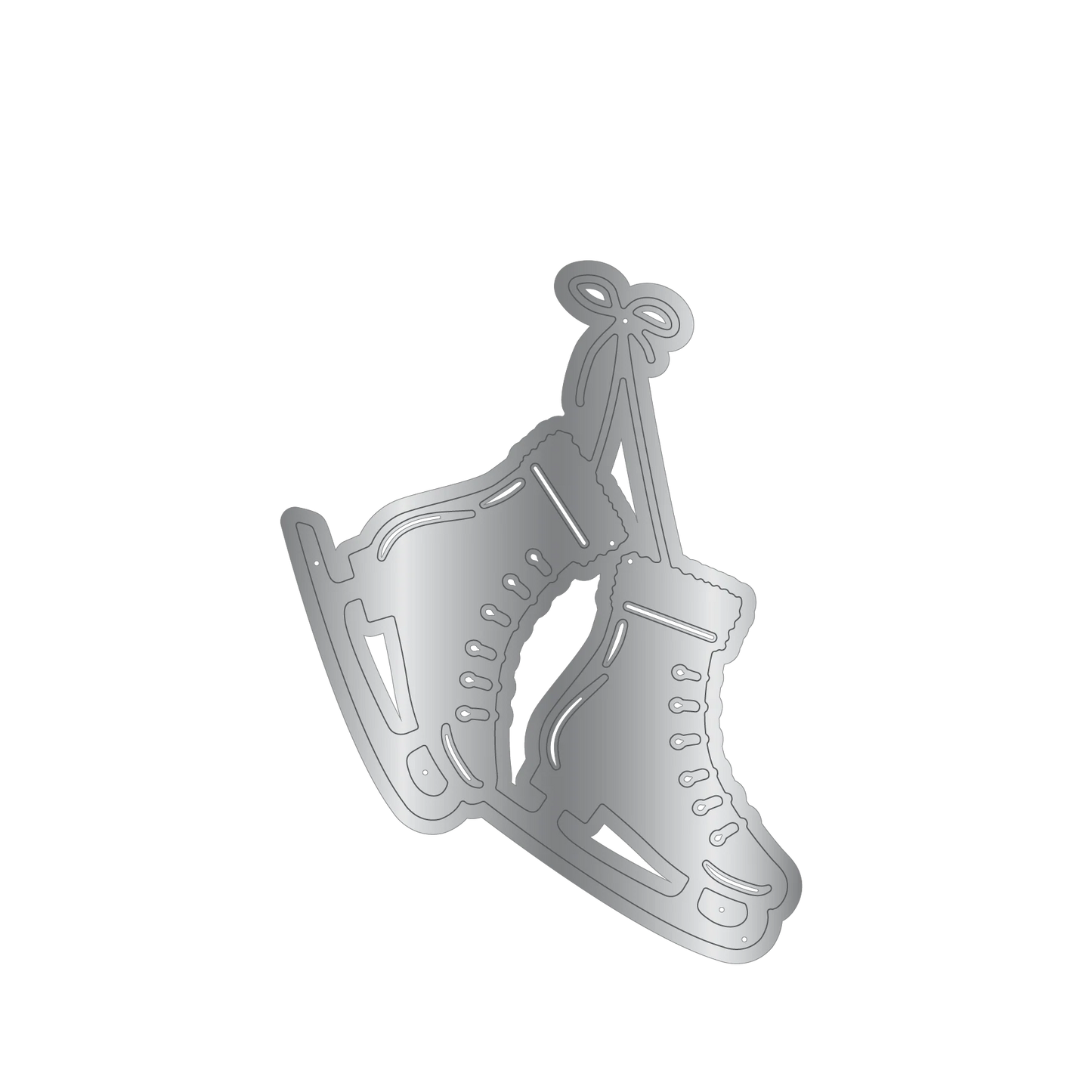 Crafters Companion Metal Die Christmas Embellishment - Ice Skating Boots