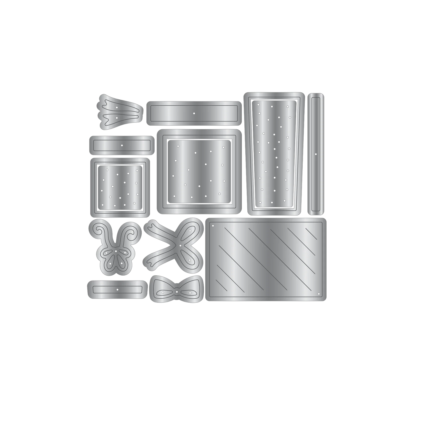 Crafters Companion Metal Die Christmas Embellishment - Presents