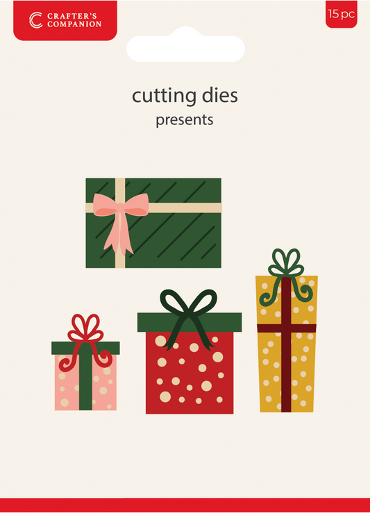 Crafters Companion Metal Die Christmas Embellishment - Presents