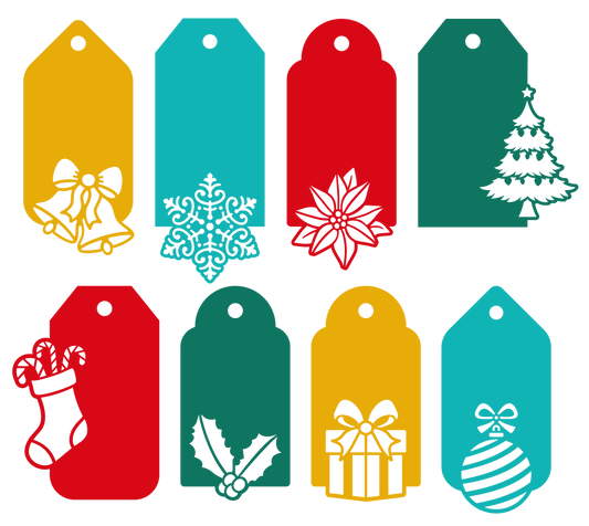 Crafters Companion Metal Die - Christmas Tags