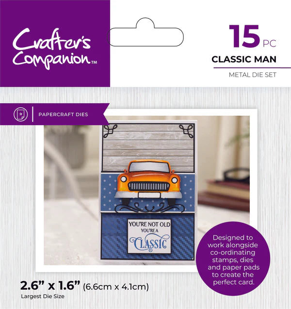 Crafter's Companion Modern Man Metal Die - Classic Man