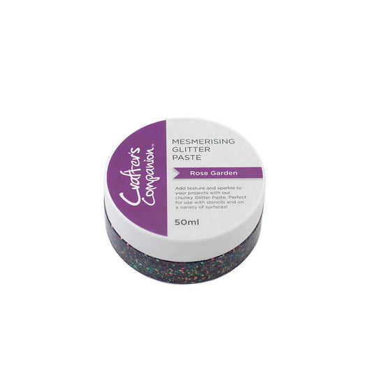 Crafter's Companion Mesmerising Glitter Paste - Rose Garden