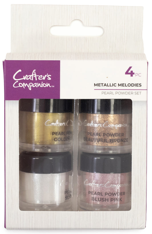 Crafter's Companion - Pearl Powder - Metallic Melodies 4pc