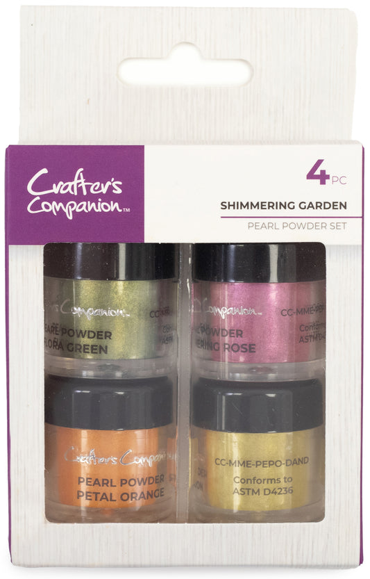 Crafter's Companion - Pearl Powder - Shimmering Garden 4pc