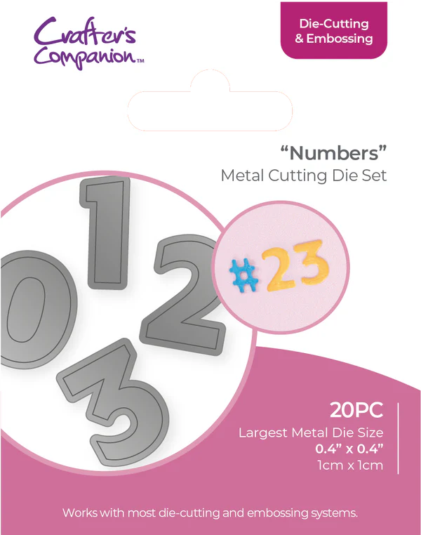 Crafters Companion - Die Cutting & Embossing - Numbers