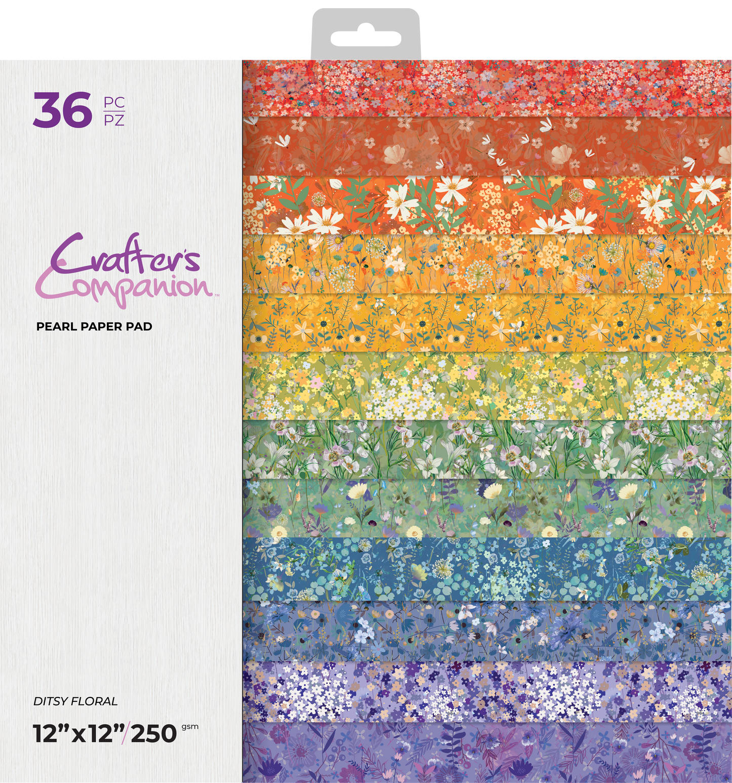 Crafter’s Companion 12” x 12” Paper Pad - Botanic Garden*