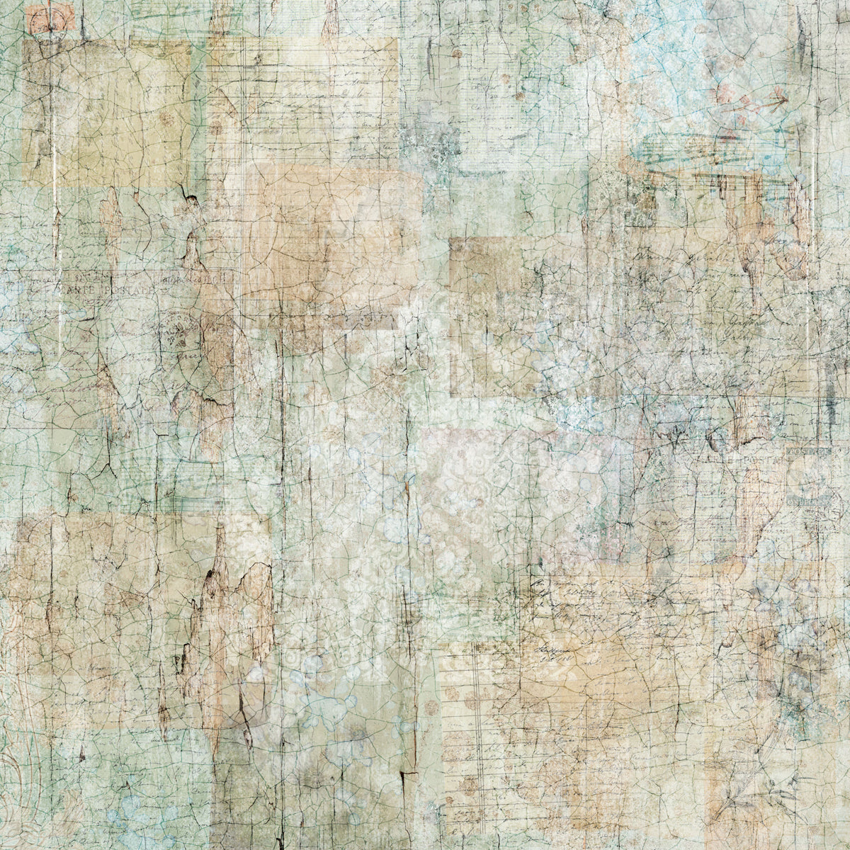 Crafters Companion 12” x 12” Paper Pad - Distressed Florals