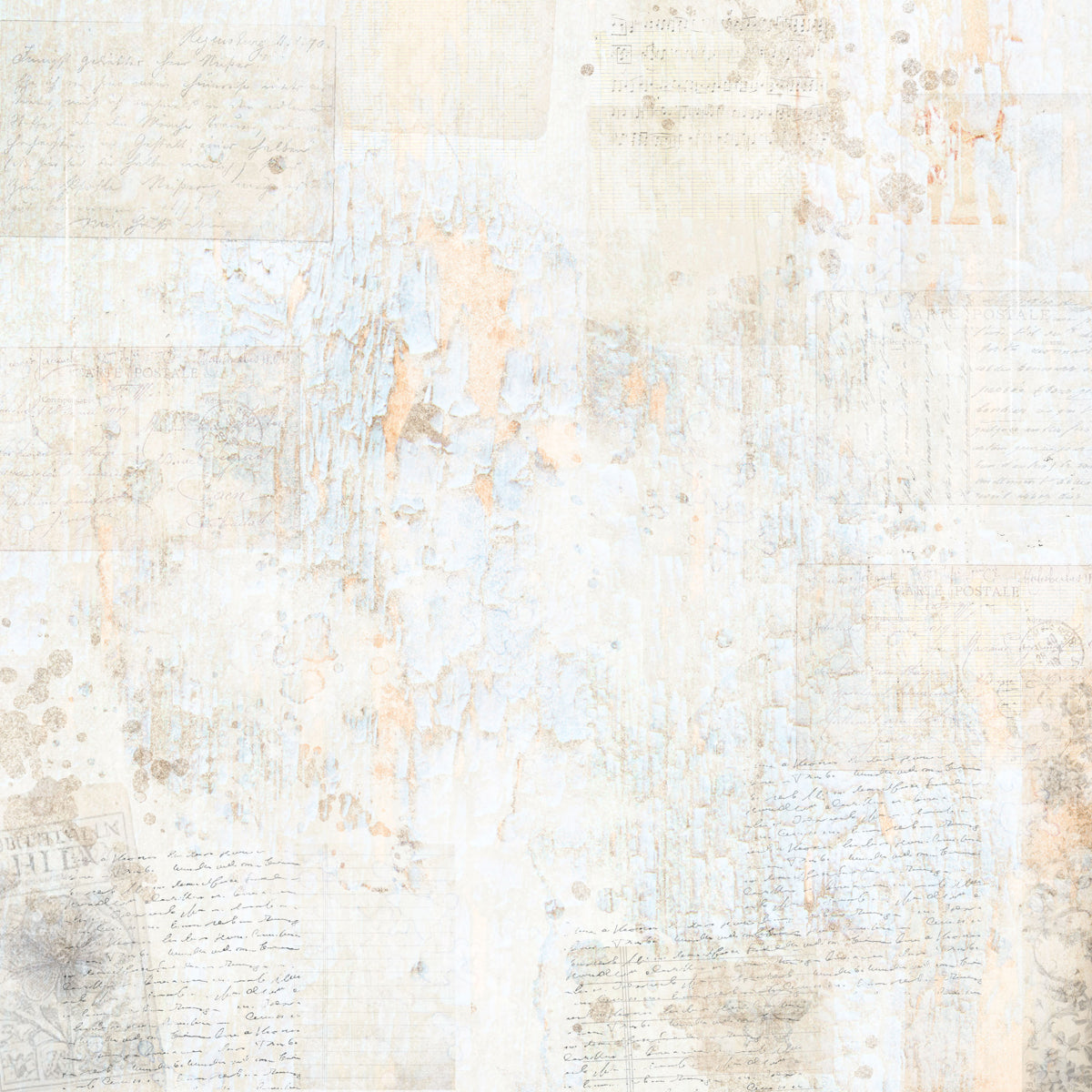 Crafters Companion 12” x 12” Paper Pad - Distressed Florals