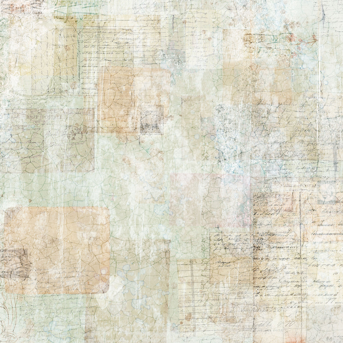 Crafters Companion 12” x 12” Paper Pad - Distressed Florals