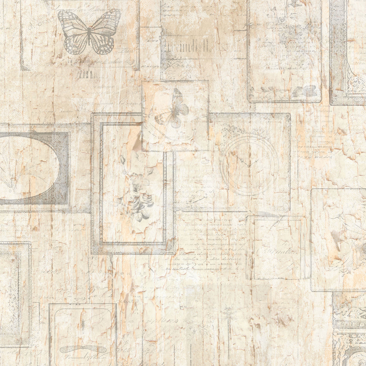 Crafters Companion 12” x 12” Paper Pad - Distressed Florals