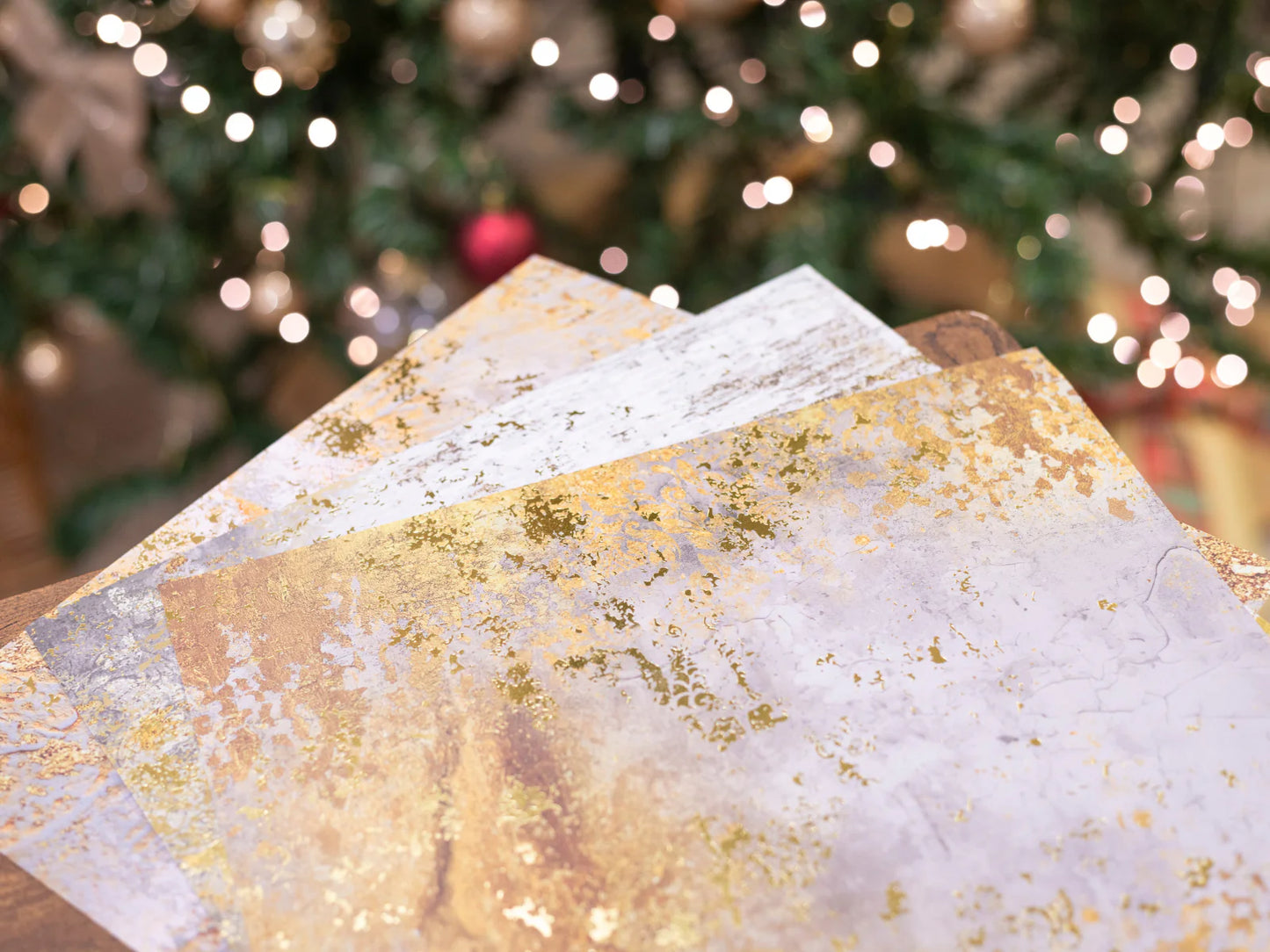 Crafter's Companion 12”x12” Paper Pad - Gold Textures