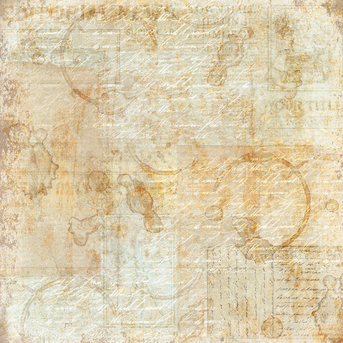 Crafters Companion 12” x 12” Paper Pad - Vintage Scrapbook
