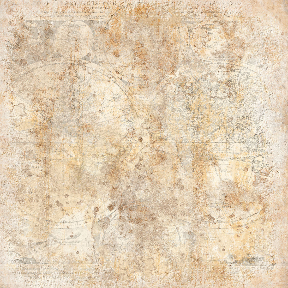 Crafters Companion 12” x 12” Paper Pad - Vintage Scrapbook