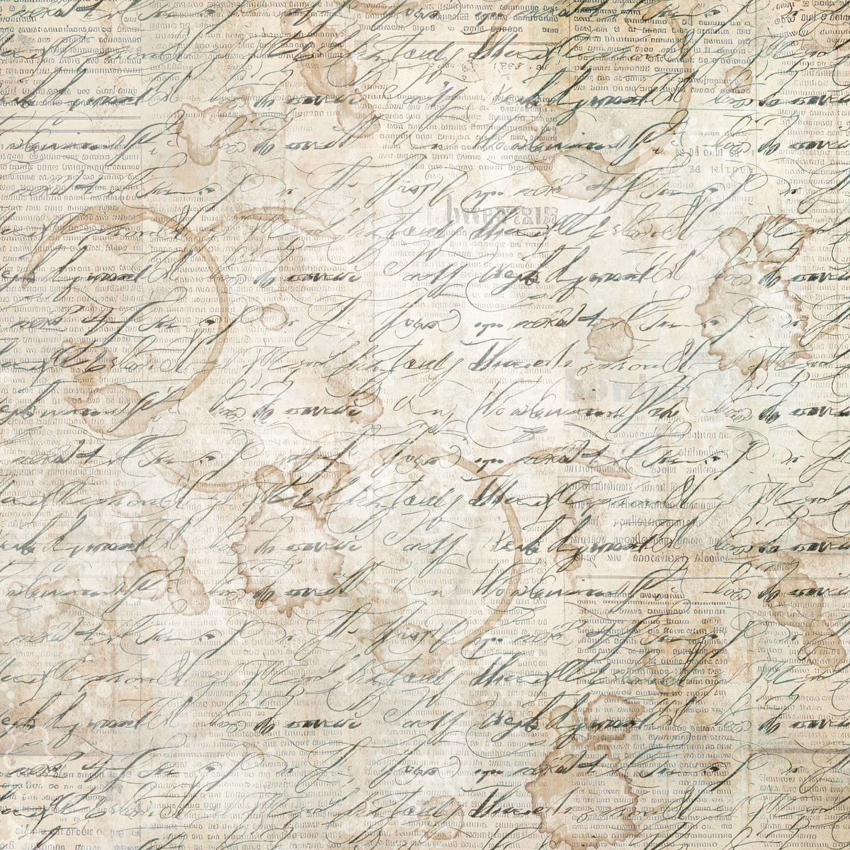 Crafters Companion 12” x 12” Paper Pad - Vintage Scrapbook