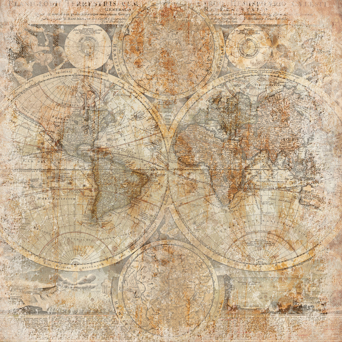 Crafters Companion 12” x 12” Paper Pad - Vintage Scrapbook