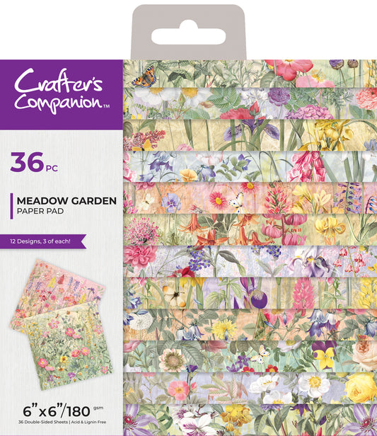 CC- 6 x 6" Paper Pad - Meadow Garden