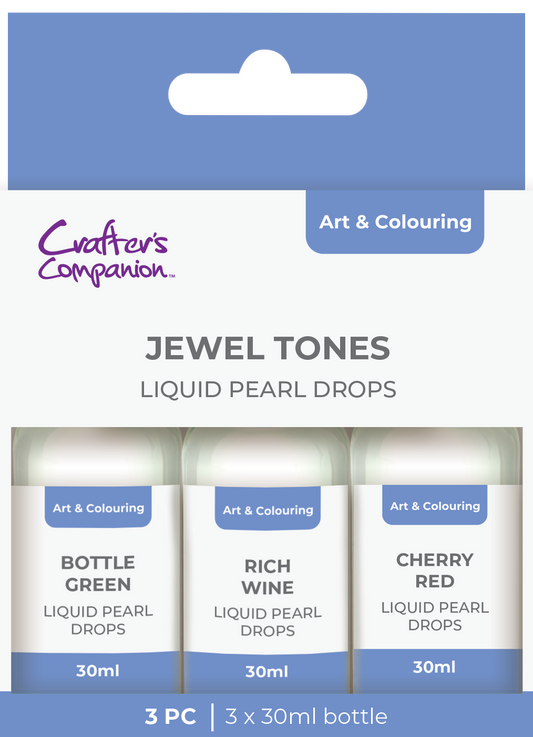 Crafter's Companion Pearl Drops Jewel Tones 3 Pack